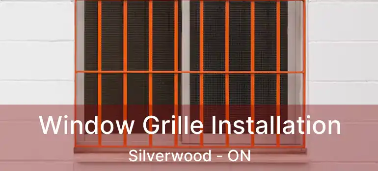  Window Grille Installation Silverwood - ON