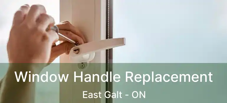  Window Handle Replacement East Galt - ON