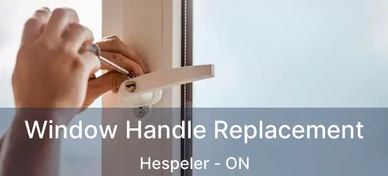  Window Handle Replacement Hespeler - ON