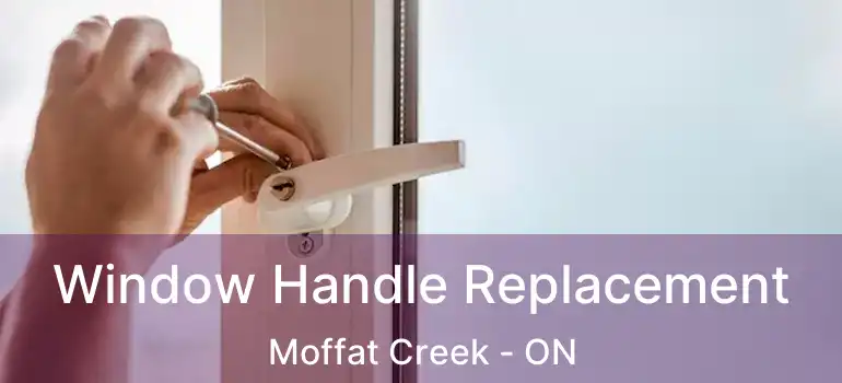  Window Handle Replacement Moffat Creek - ON