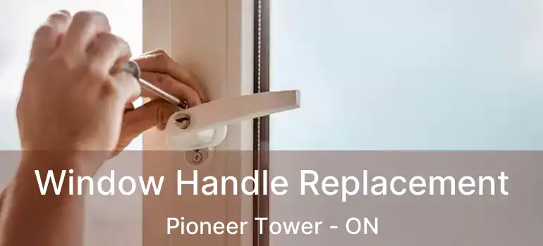  Window Handle Replacement Pioneer Tower - ON