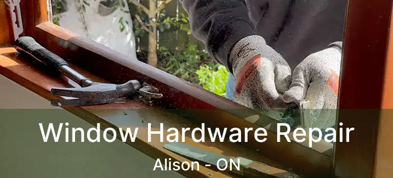  Window Hardware Repair Alison - ON