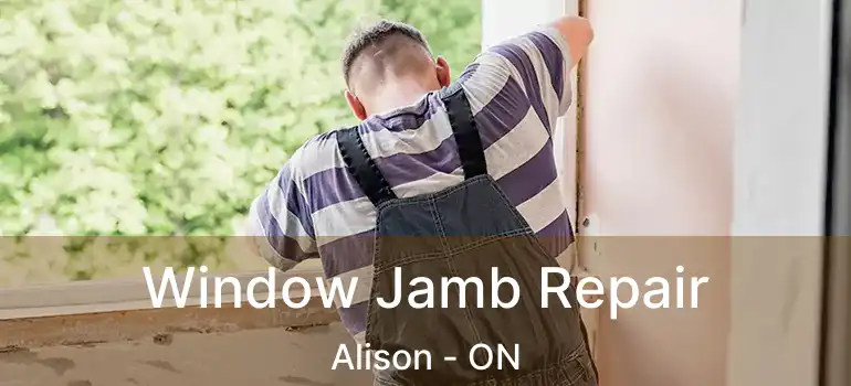  Window Jamb Repair Alison - ON