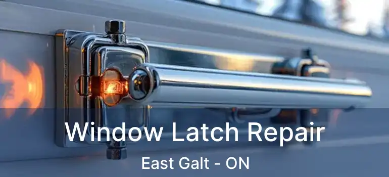  Window Latch Repair East Galt - ON