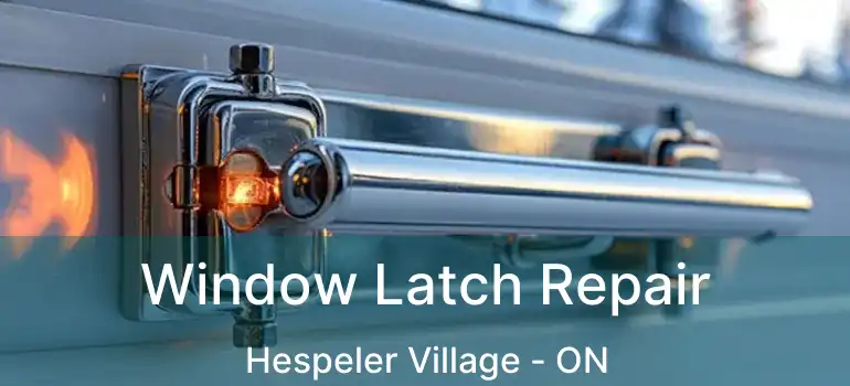  Window Latch Repair Hespeler Village - ON