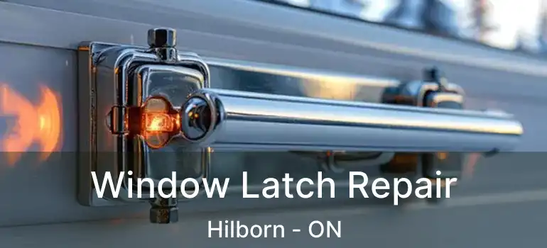  Window Latch Repair Hilborn - ON