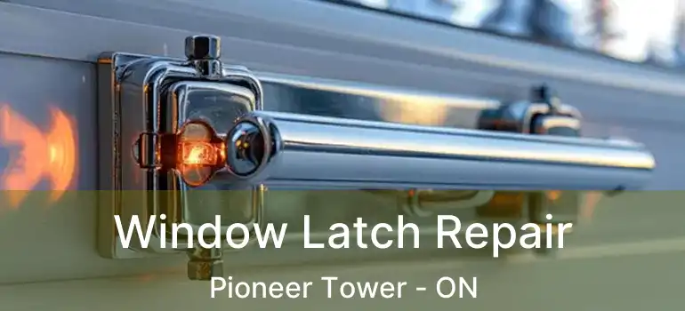  Window Latch Repair Pioneer Tower - ON