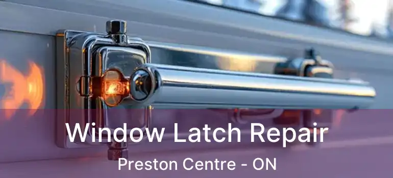  Window Latch Repair Preston Centre - ON