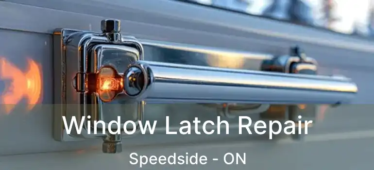  Window Latch Repair Speedside - ON