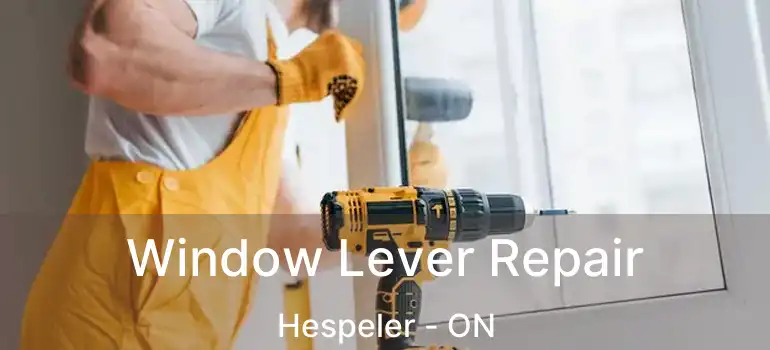  Window Lever Repair Hespeler - ON