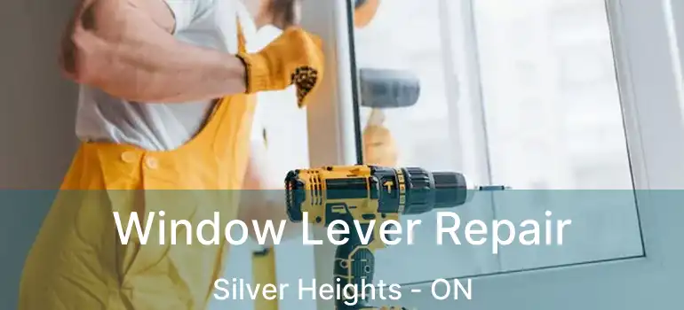  Window Lever Repair Silver Heights - ON