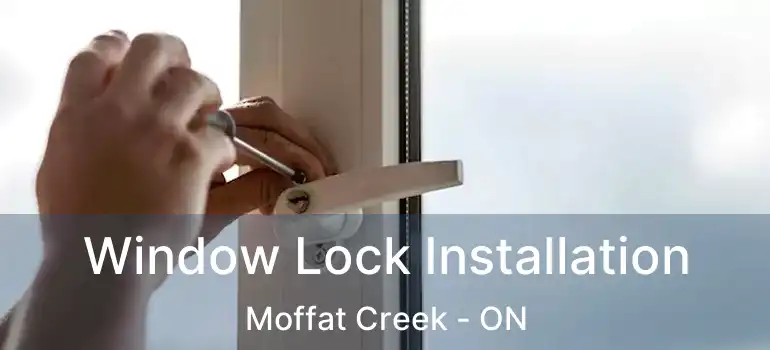  Window Lock Installation Moffat Creek - ON