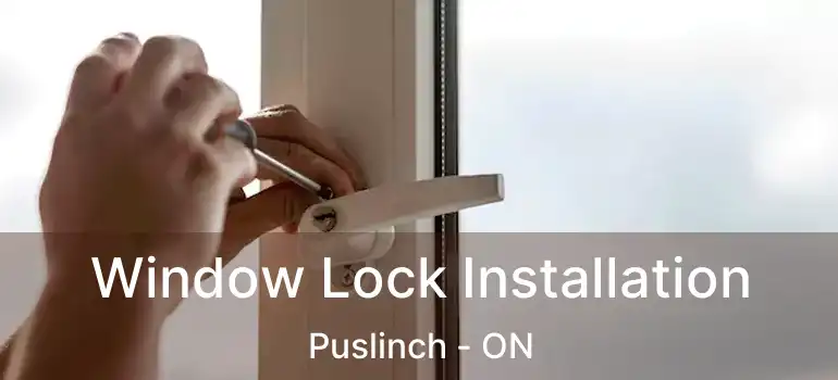  Window Lock Installation Puslinch - ON