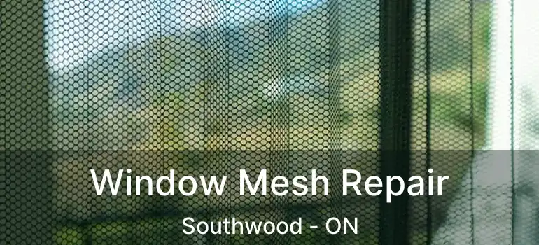  Window Mesh Repair Southwood - ON