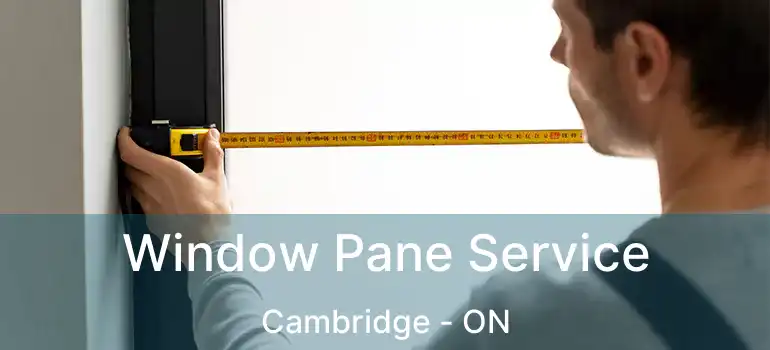  Window Pane Service Cambridge - ON