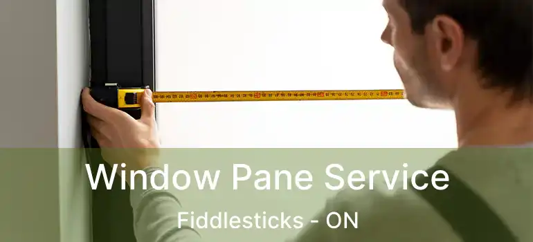  Window Pane Service Fiddlesticks - ON