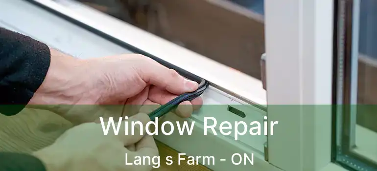  Window Repair Lang s Farm - ON