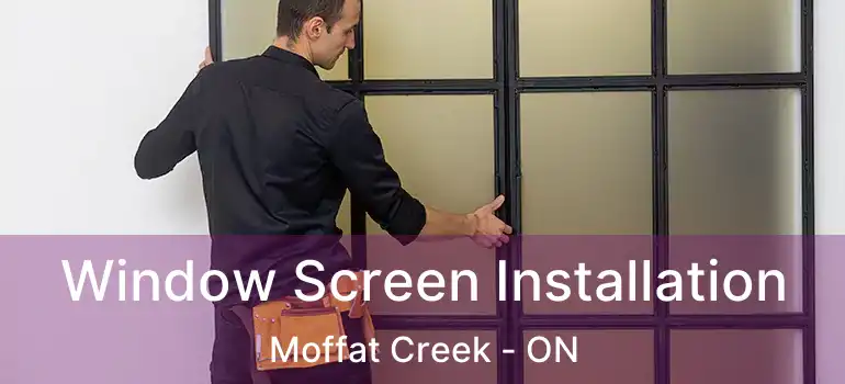  Window Screen Installation Moffat Creek - ON