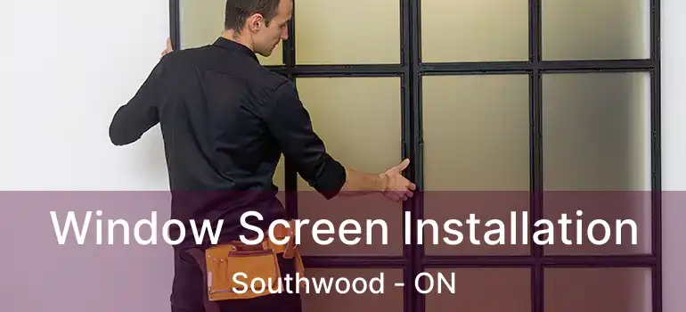  Window Screen Installation Southwood - ON