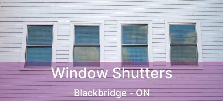  Window Shutters Blackbridge - ON