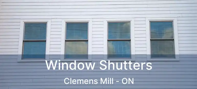  Window Shutters Clemens Mill - ON