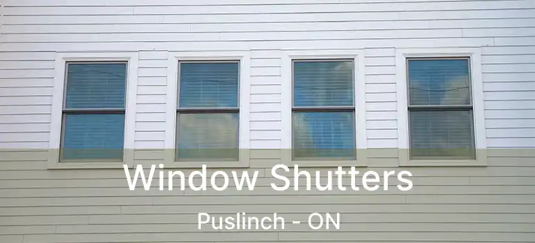  Window Shutters Puslinch - ON