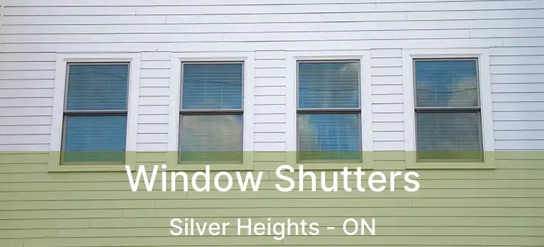  Window Shutters Silver Heights - ON