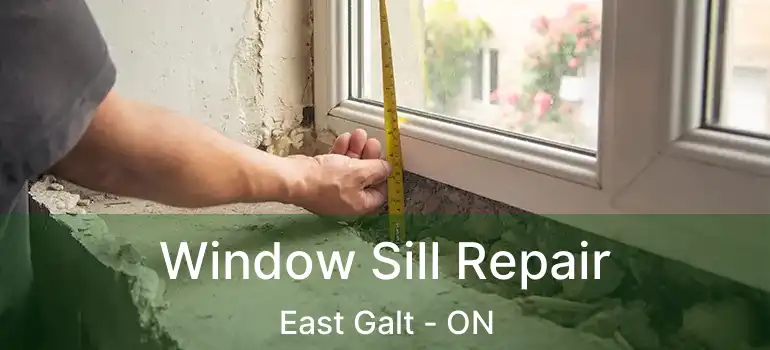  Window Sill Repair East Galt - ON