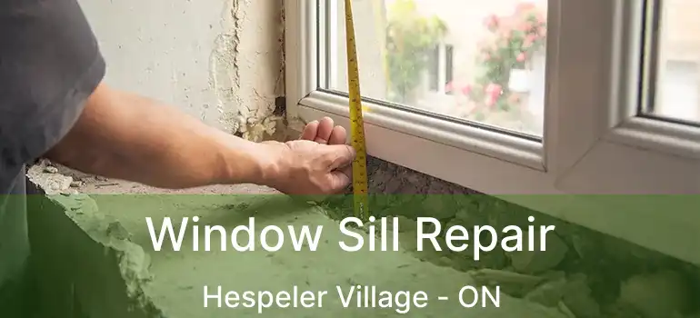  Window Sill Repair Hespeler Village - ON