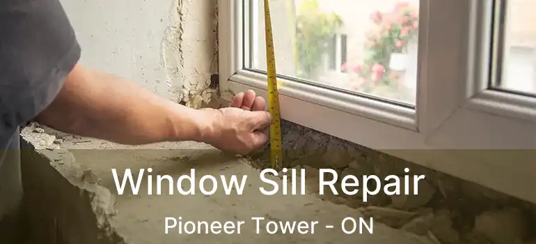  Window Sill Repair Pioneer Tower - ON