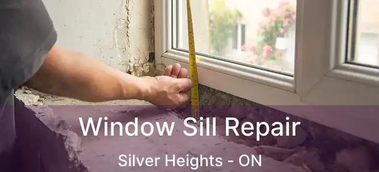  Window Sill Repair Silver Heights - ON