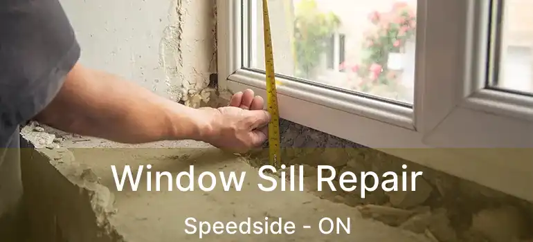  Window Sill Repair Speedside - ON