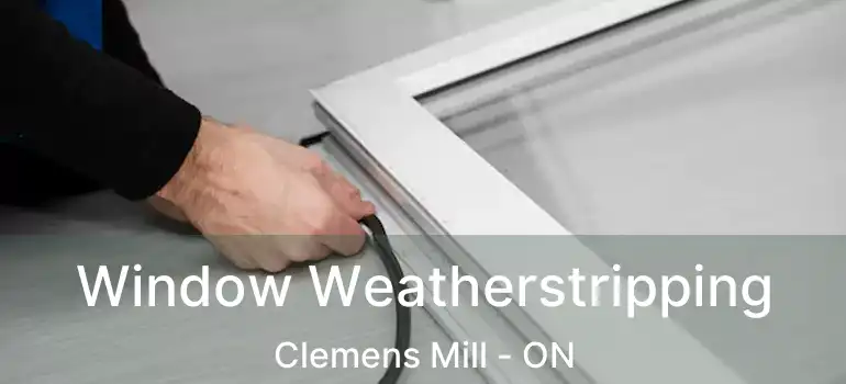  Window Weatherstripping Clemens Mill - ON
