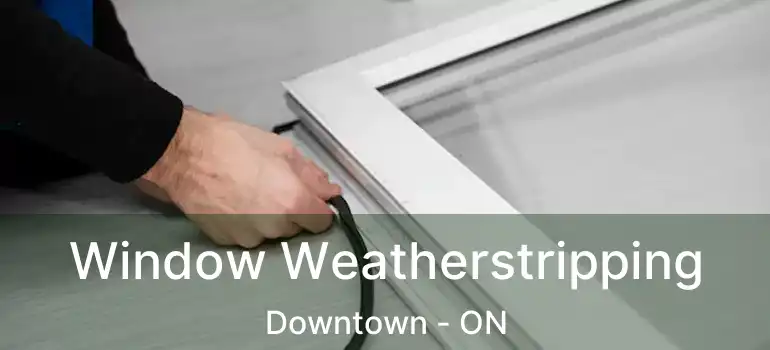  Window Weatherstripping Downtown - ON