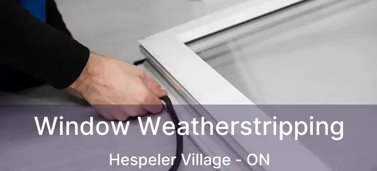  Window Weatherstripping Hespeler Village - ON