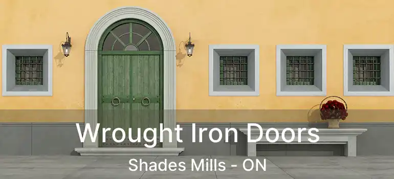  Wrought Iron Doors Shades Mills - ON